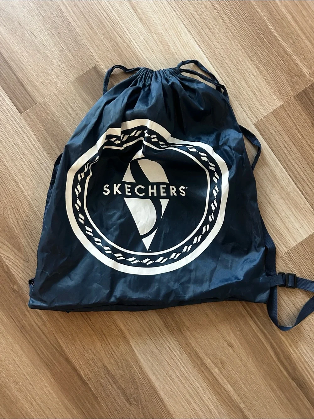 Skechers Navy Drawstring Gym Bag